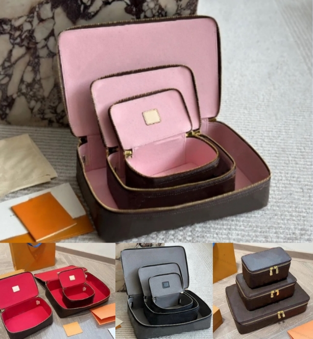 Designers Women Toiletry Travel Pouch Ladies Makeup Bag modern travel jewelry box cosmetic bag storage box