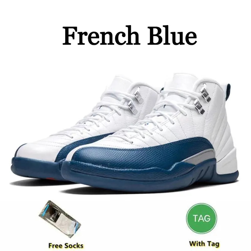 Chaussures de basket-ball 12s Français Bleu Stealth A Ma Maniere Université Bleu Noir Royauté Taxi Playoffs Utilitaire Cherry Low Easter Flu Game