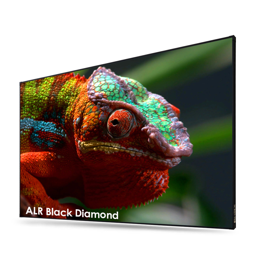 200 inch Max size ALR Projector Screen Black Crystal Fixed Frame Projection Screen For Long Throw Laser TV Projector-image-1057474541
