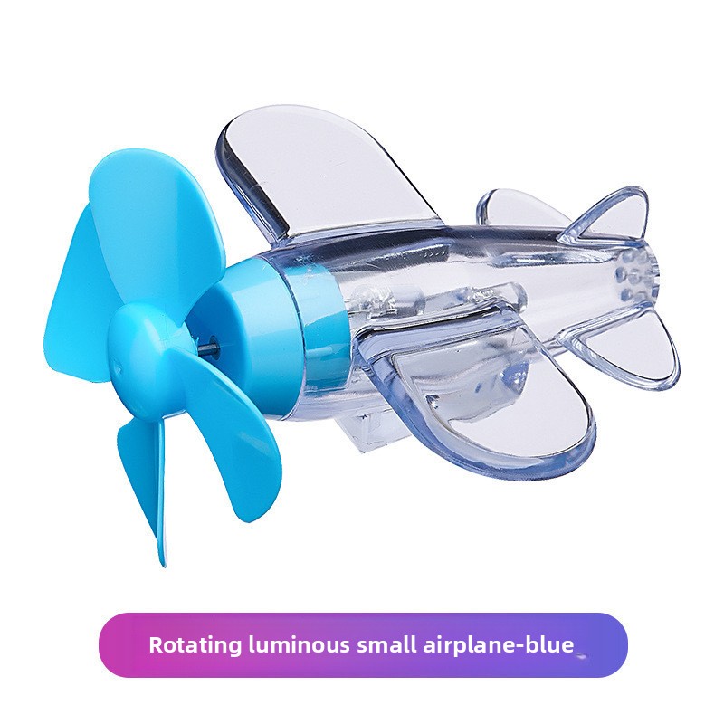 Car Electric Vehicle Motorcycle Wind Energy Small Airplane Wind Power LED Lights Car Ornaments-image-1057356852