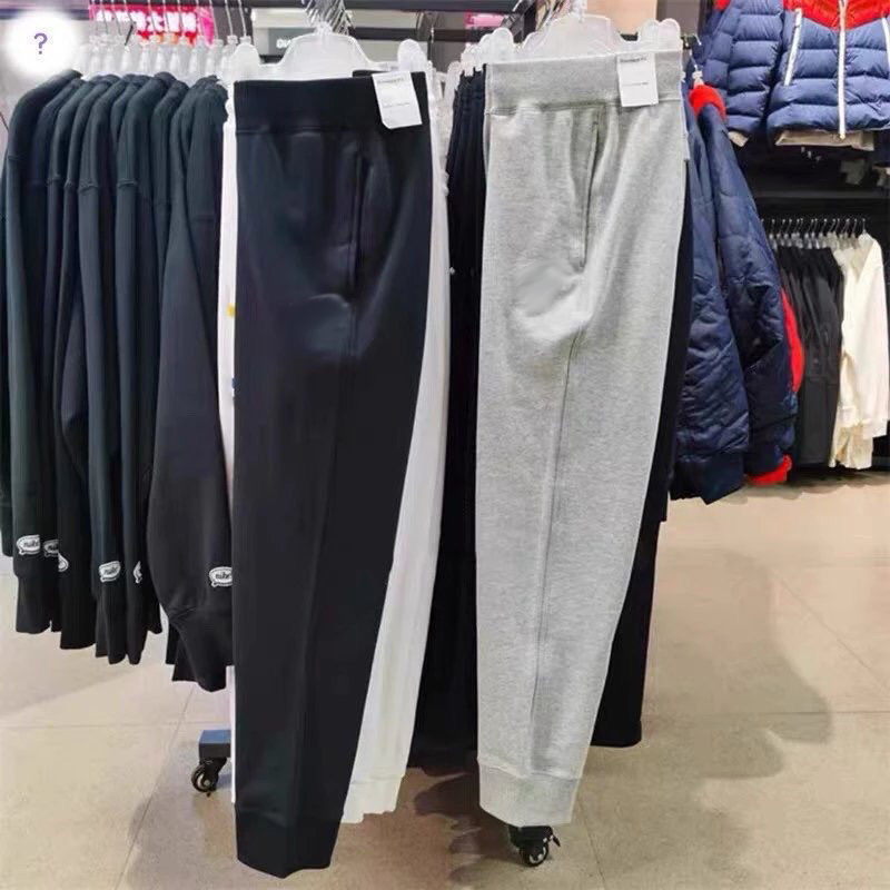 mens pants sweatpants tech fleece pants sports training new style embroidery loose breathable casual plush pants