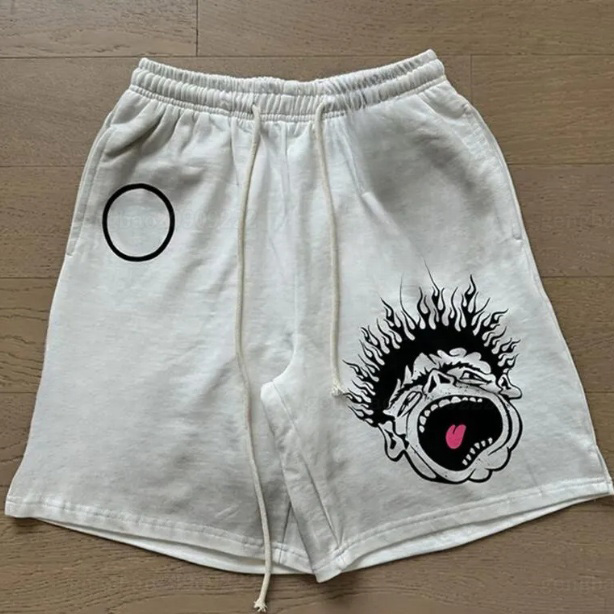 Designer mens short gym short woman shorts basketball short for men pants Letter graphic print washed shorts hip hop streetwear unisex cotton oversi