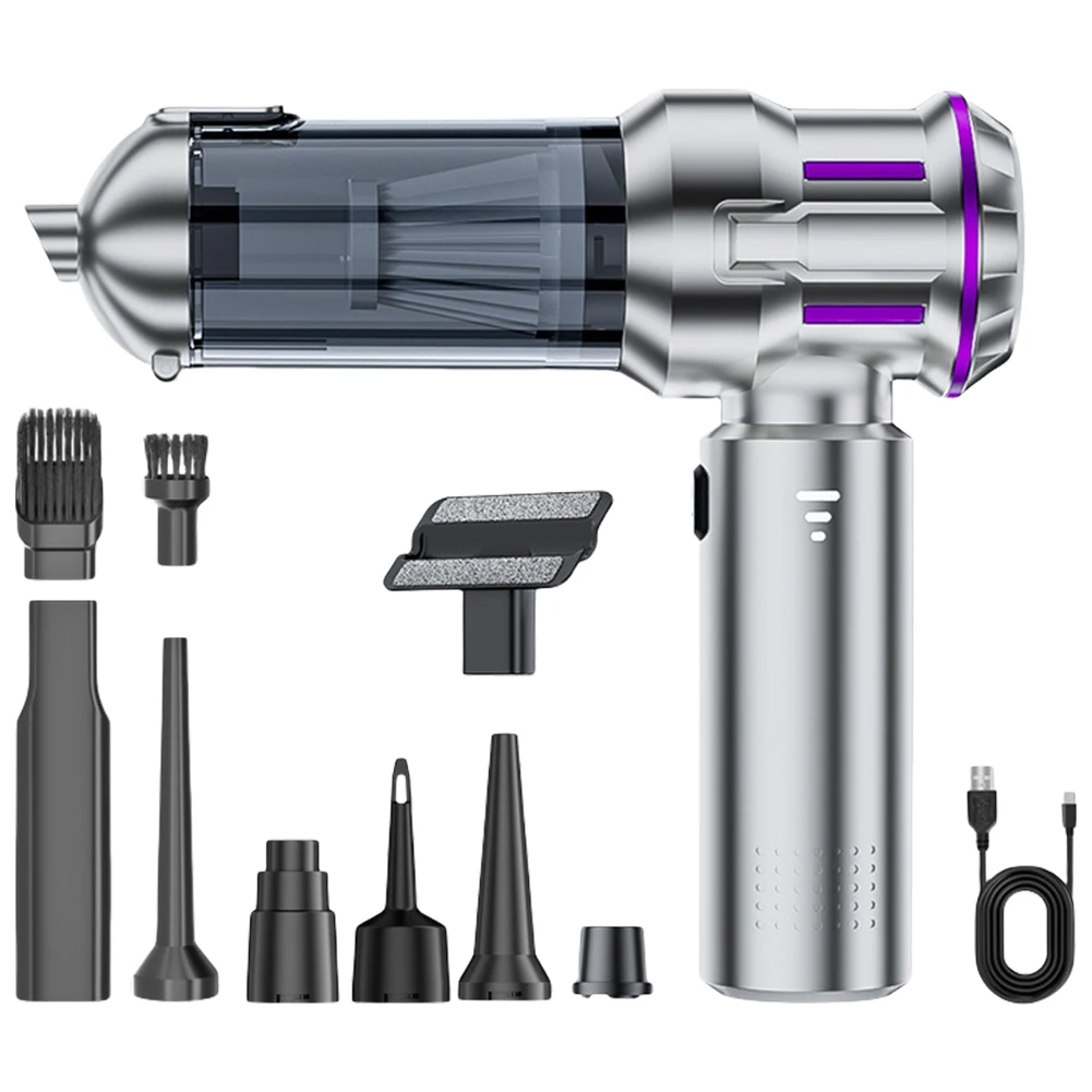 Car Vacuum Cleaner Cordless Portable Rechargeable High Power Vacuum Cleaner Brushless Motor Cleaner for Car Home Keyboard Cleaning-image-1057489218