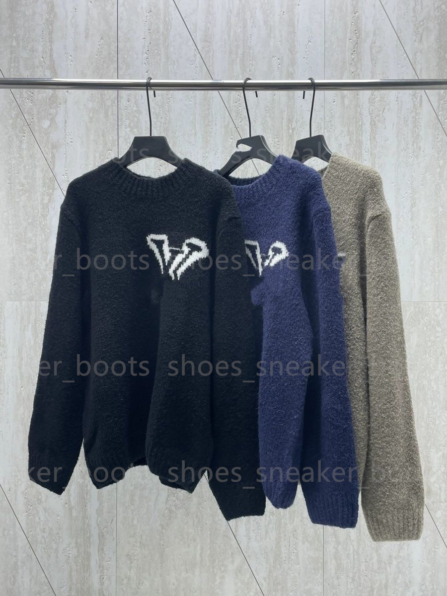 Designer Sweater Mens Womens Autumn Winter Pullover Sweaters Embroidered Jacquard Paris Fashion Men women Casual Knitwear High Quality Mens Sweat