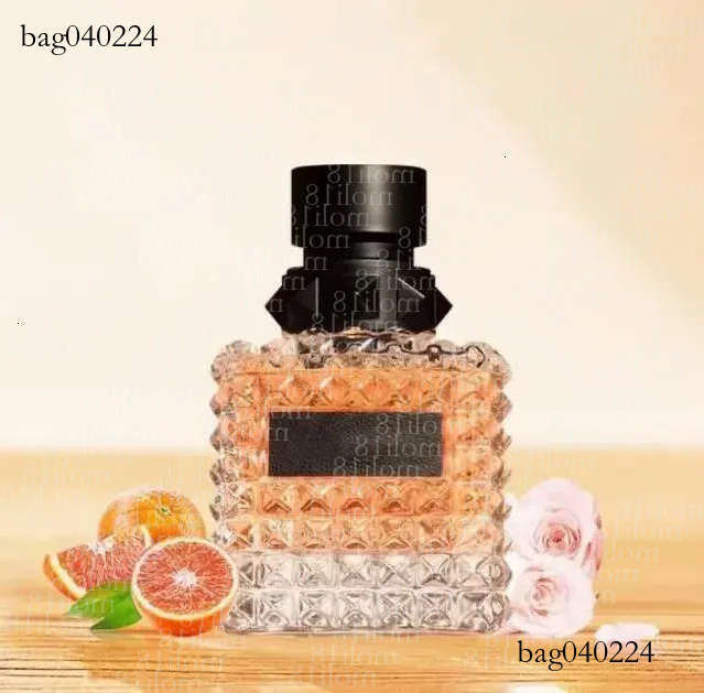 Born In Roma Donna Women 3.4 oz 100ml Cologne Long lasting Floral Notes Green Stravaganza Men Perfume Spray-image-1107596907