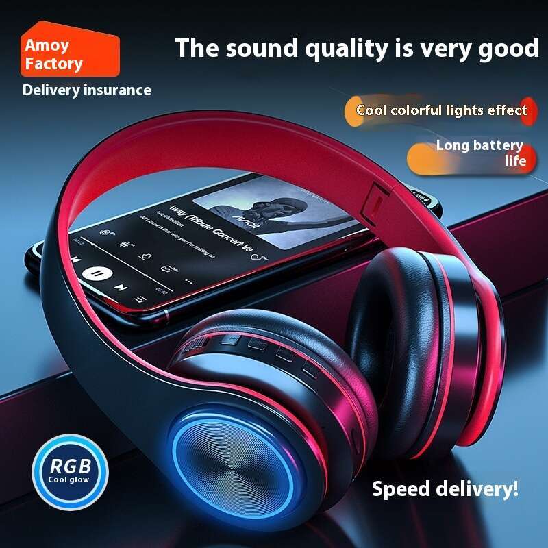 Wireless Bluetooth head mounted earphones, esports games, noise reduction, microphone length, standby, mobile phone and computer universal versio-image-1057488381