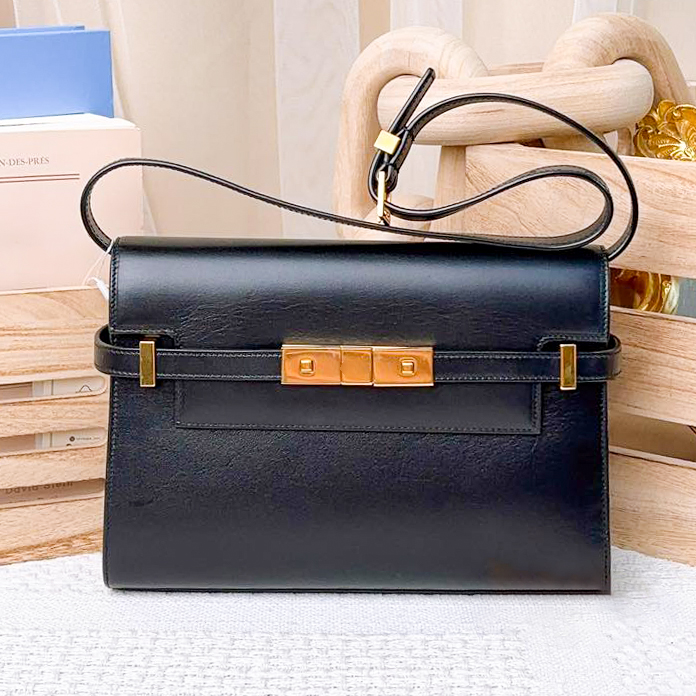Sac à main pour femme Embrayage Sac sous les bras Luxurys Fourre-tout Bandoulière Sacs Manhattan Hommes Véritable Cuir Carré Épaule Même Sacs Tof