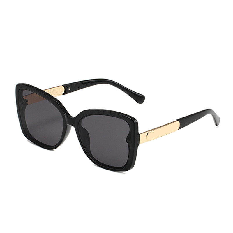 Summer Luxury Sunglasses Oversized Flat Top Ladies Sun Glasses Women Square Frame Fashion Designer Sunglasses Uv400 Shades Gradient Lenses With Box