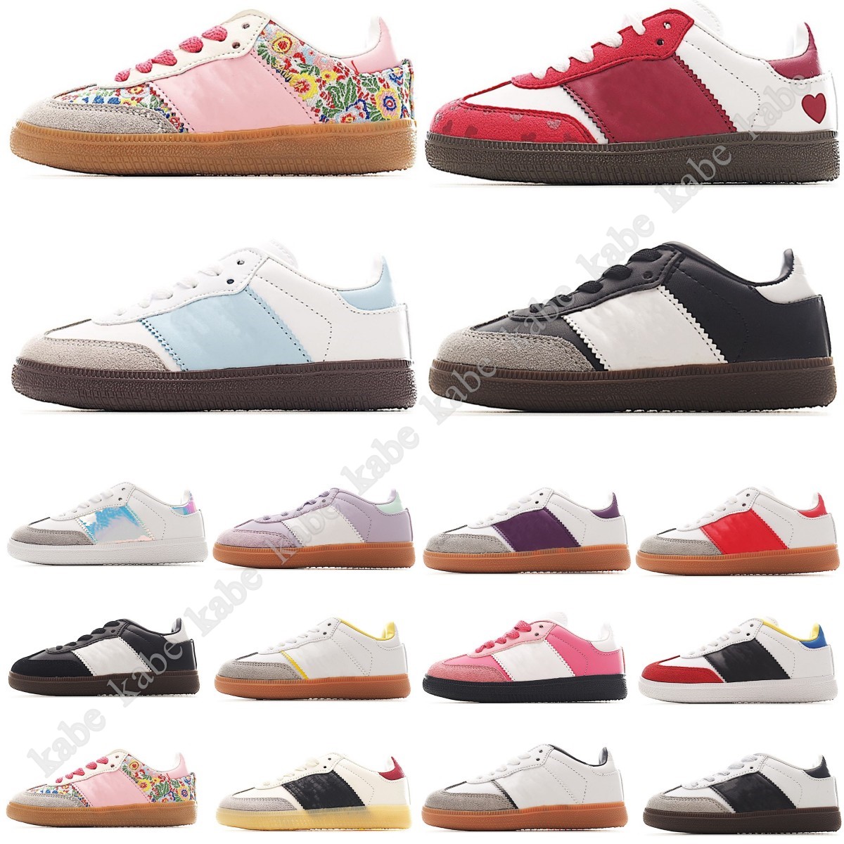 designer Kids Shoes Casual Running Toddlers Preschool Sneakers Athletic Boys Girls Children Youth Shoe Runner Gum Trainers Black White size 22-37-image-843644626
