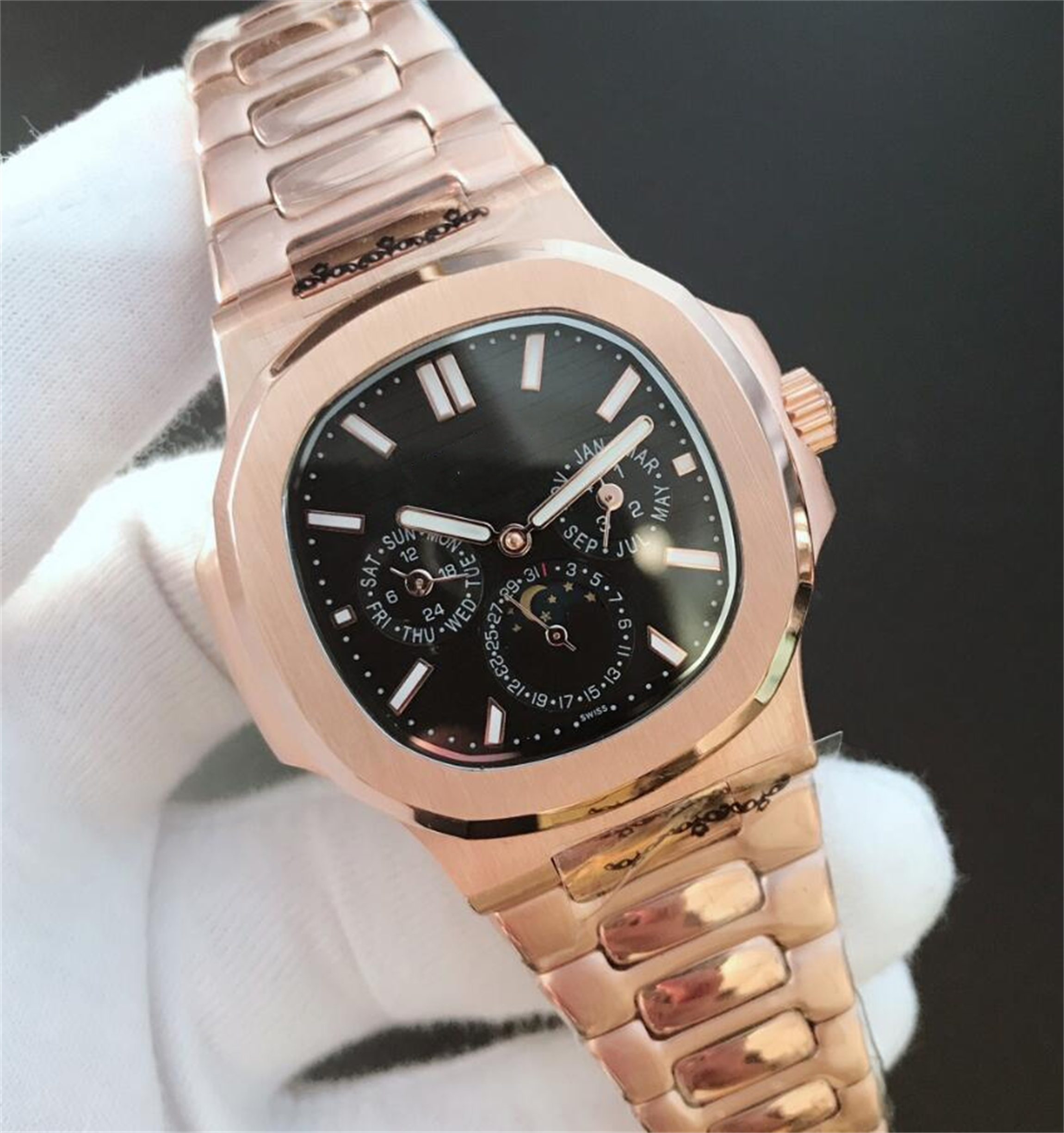 Luxury designer mens Aquanaut nautilussity 5740 watch womens watches Automatic mechanical movement watch gifts Wristwatches montre original box #574