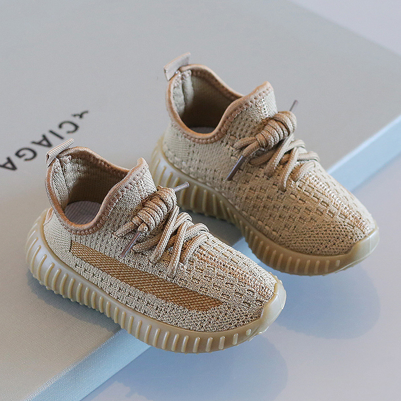 Designer Kids Shoes Sneakers Baby Boys Girls New Mesh Knitting Trainers Infant Children Summer Spring Fall Gifts Size 21-32