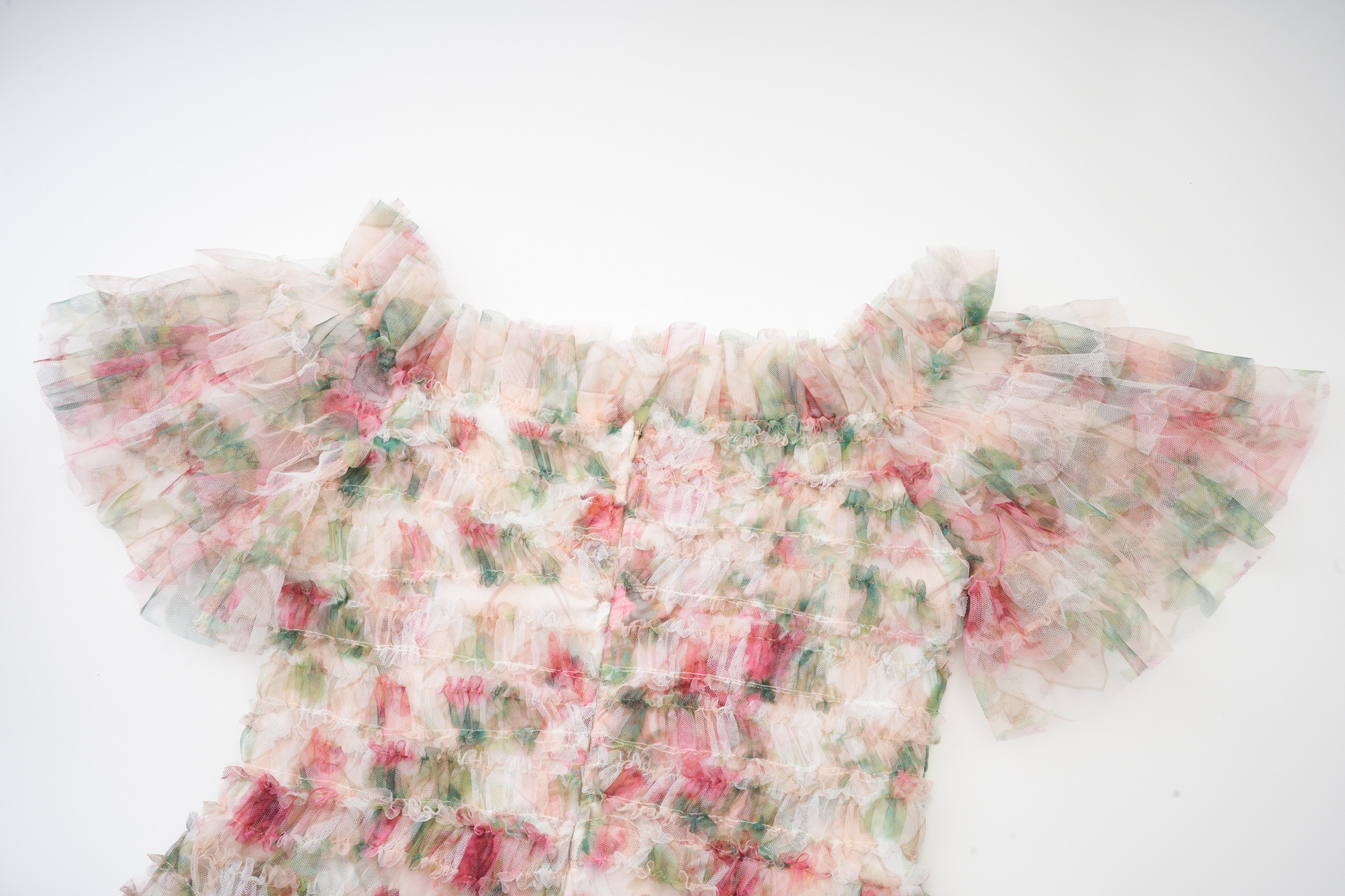 (286) Robe courte à une épaule, jupe fraîche et douce pour les déplacements quotidiens, vêtements brodés populaires pour femmes