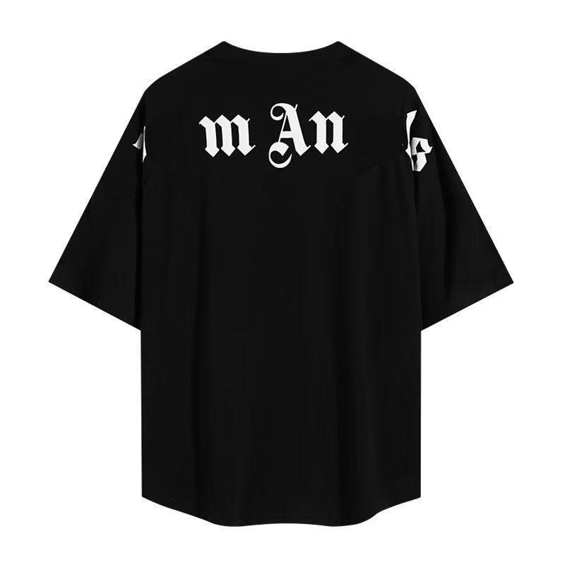 concepteur hommes t-shirt de haute qualité mode décontractée simple broderie coton lourd t-shirt hommes et femmes couples doivent avoir l'asie pl