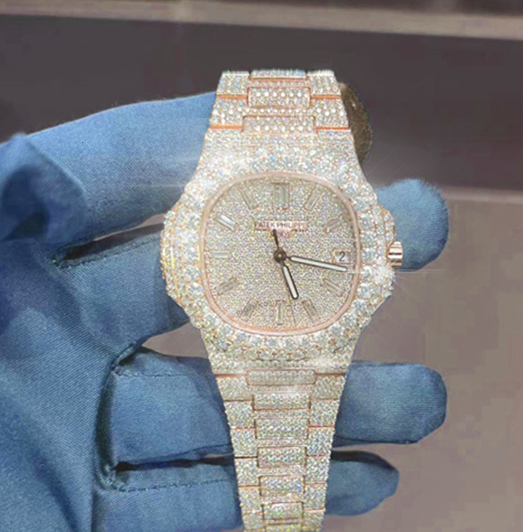 New2025 Latest Style Unique Moissanite Design Superb Skills Anti Gravity High End Watch VVS Automatic hinery Conform To The Test Standards AAAAA+