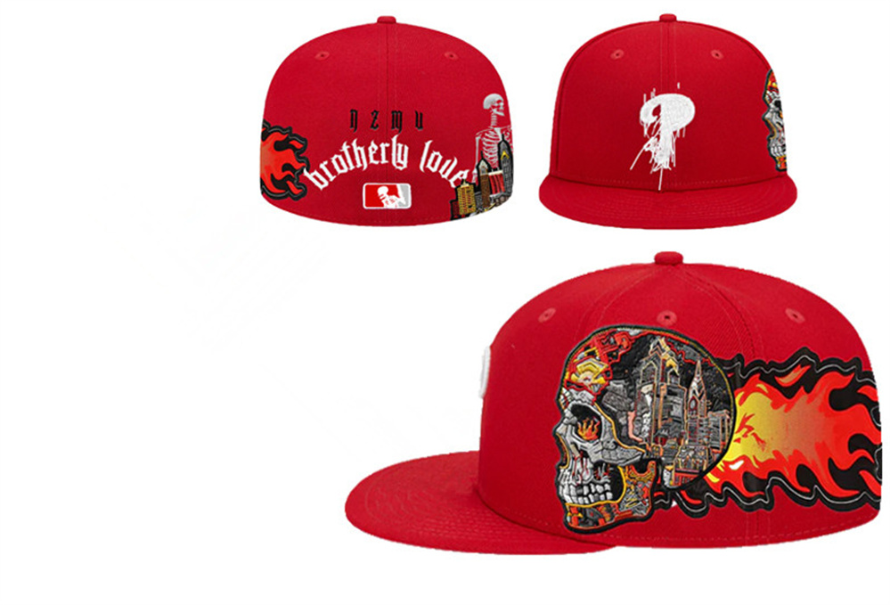 2025 New Fitted cap Designe Baseball Football Flat Casual Size Caps Letter Embroidery Cotton All Teams Sport World Patched Full Closed Men Women-image-992880278