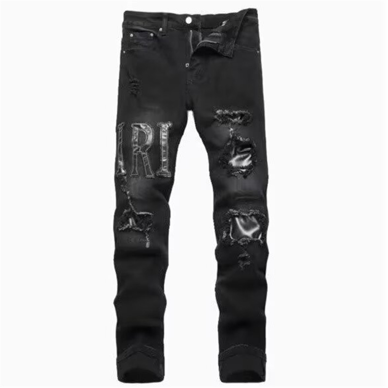 Miriamiri Designer Denim Pant Mens Luxury Brand Retro Washed Streetwear Amirimaison Pants Quality Oversize Slim Amirije Jeans Motorcycle Amiribone J