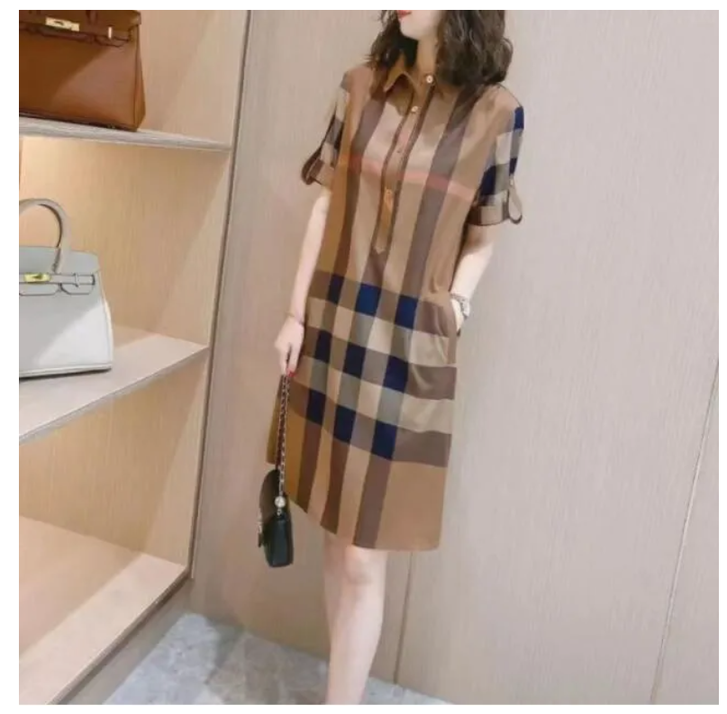 Marque de luxe de luxe robe de mode lettre imprimée robe mince rapide sèche mini jupe américaine de M-xxxl décontracté pour femmes américaines