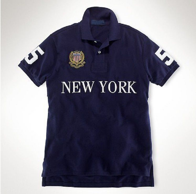 Mens Short-Sleeved Polo Miami city Shirts Designer CHICAGO City T-Shirts Mens Polos Shirt City Series Polos Collar Embroidered Short Sleeve High