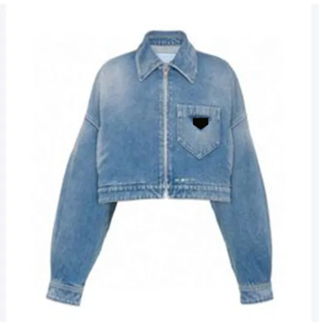 Femmes vestes denim manteau femens de bouton lettres printemps automne style mince pour la dame tenue femme designer vestes jeans démesuré classc
