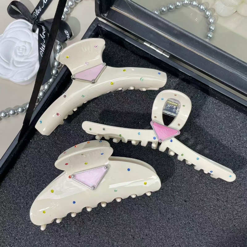 Hair Clip Hair Clamp Shiny Designer Claw Clip Luxury Hair Jewelry Shark Hair Clip Headwear Barrettes Hair Accessories-image-1058523732