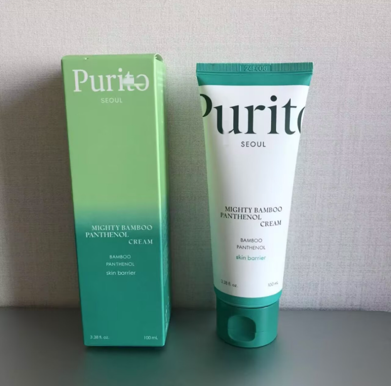 EPACK South Korea Purito Seoul Mighty Bamboo Panthenol Cream 100ml Water-Based Face Cream Moisturizing And Light Moisturizing-image-402054794