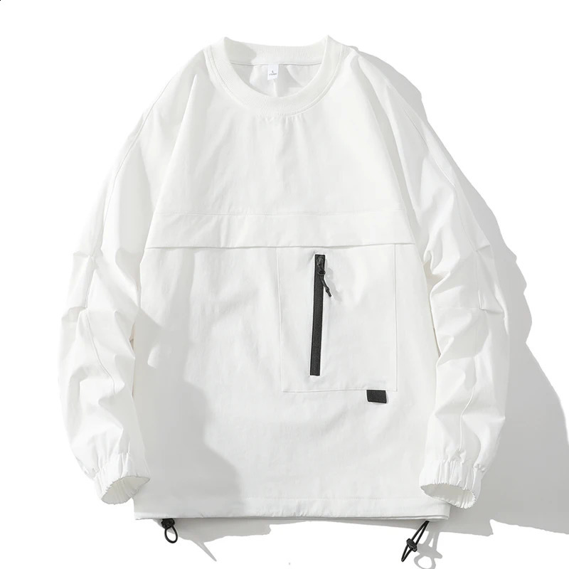 Autumn Spring 2024 Hoodies Sweatshirt For Mens Black White Hip Hop Punk Pullover Streetwear Casual Fashion Clothes OverSize 5XL 250513
