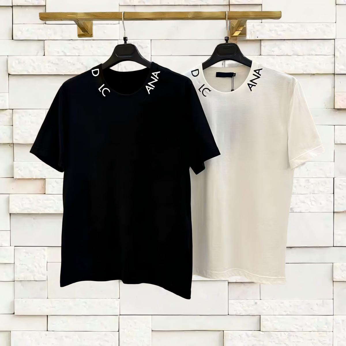 Men&#039;s T Shirt Womens Designer t shirts Loose Fashion Brands ManS Casual Tees Luxurys Clothing Street Black White Shorts Sleeve top-image-789885532