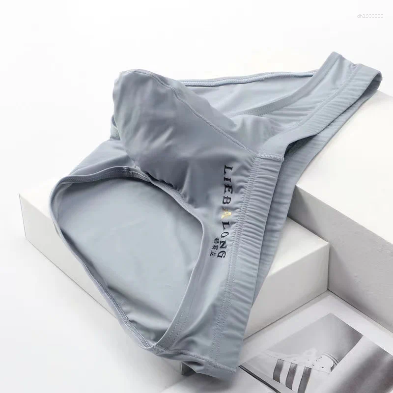 Underpants Underwear Briefs Bulge Big Pouch Sexi For Boys Elephant Nose Sexy Seamless Ice Silk Mens Male Panties Low Rise