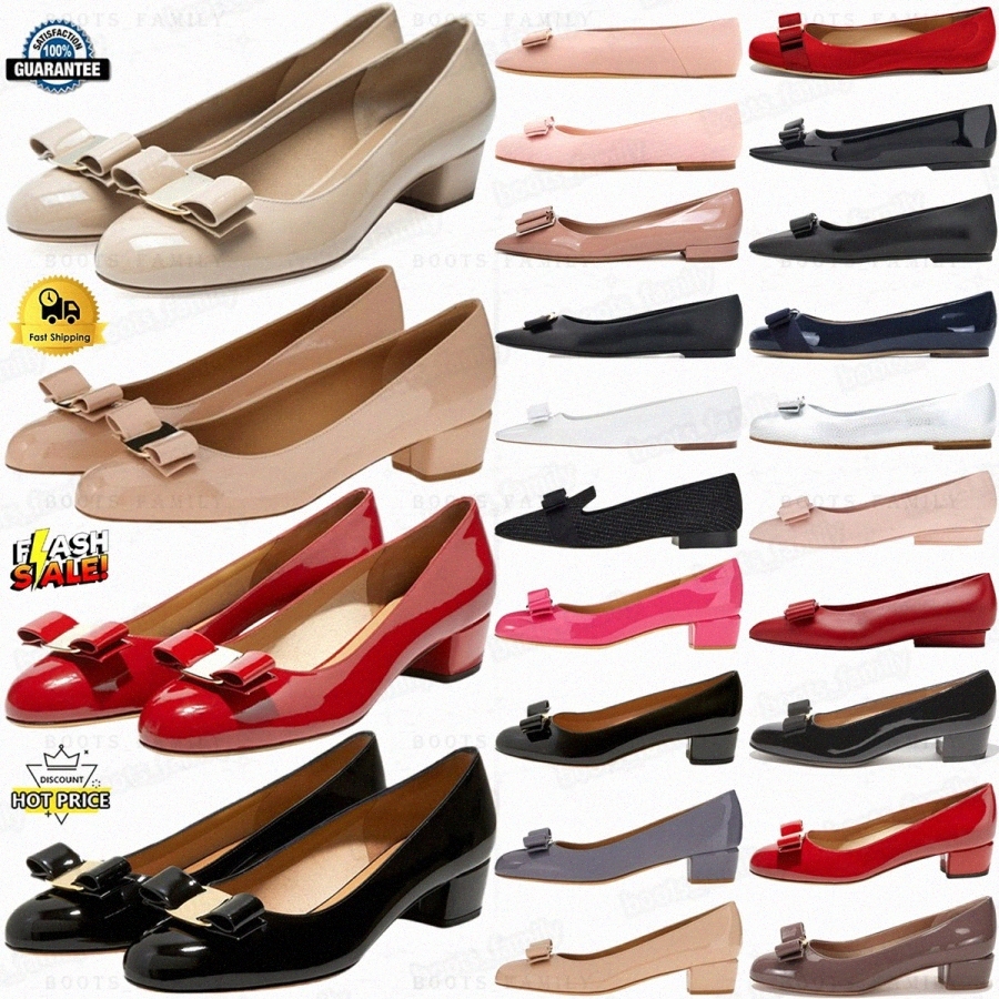 designer heels women Viva Dress shoes Ballet Patent Leather Sandals Loafers Wedding Party Pink Black White BeigeMi9O#-image-971866425