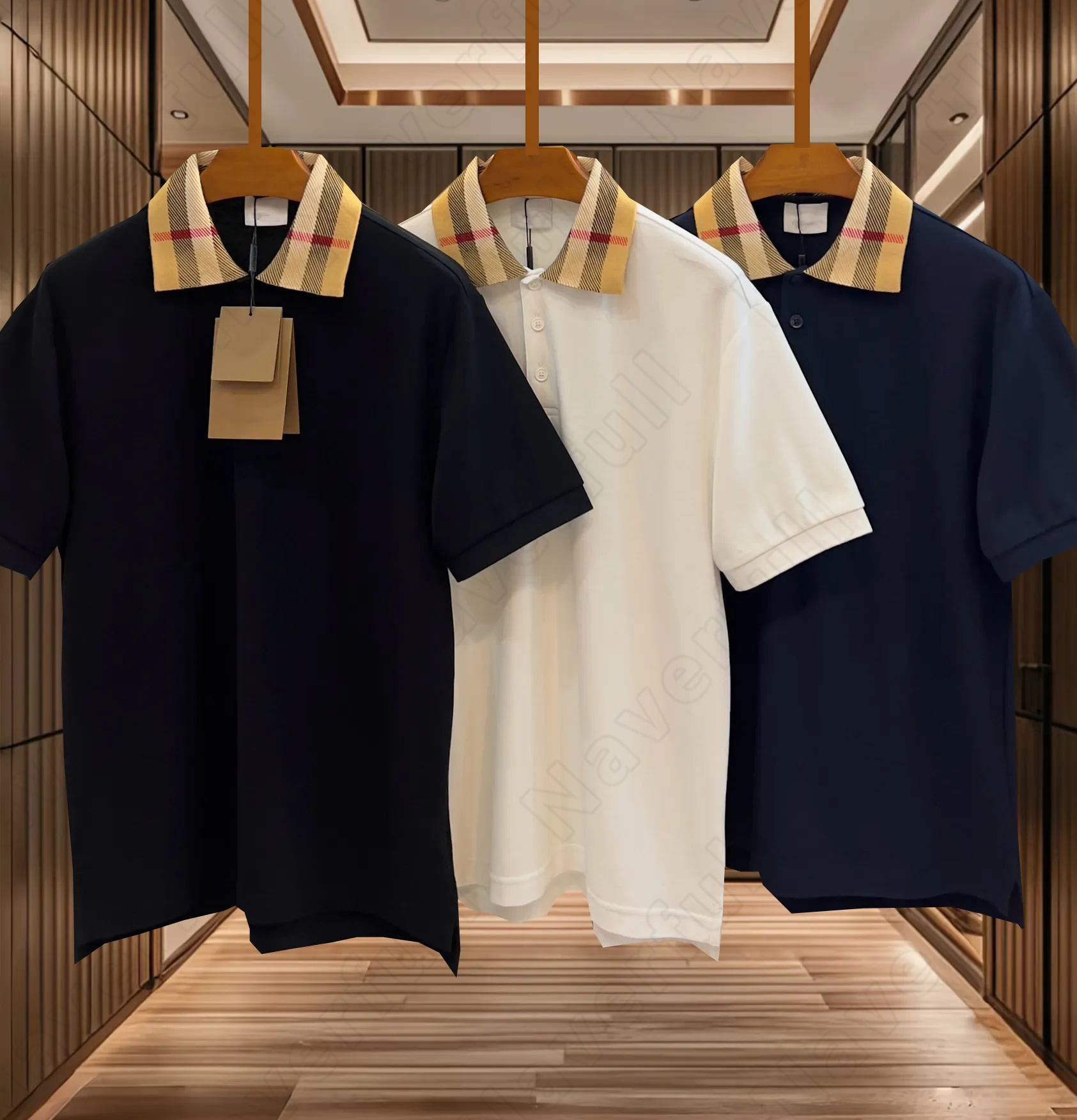 Hommes Polo Designer T-shirt de haute qualité T-shirt Mode Hommes Femmes Polos Manches courtes Mâle Noir Blanc Kaki Bleu Coton T-shirt T-shirts T