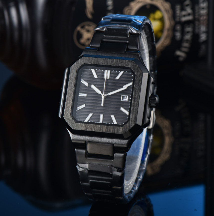 Nouvelles grandes marques de luxe Nautilusity PPity Quartz Mouvement Calendrier des regards sportifs Chronographe Regarder Luminous Montre de Lux