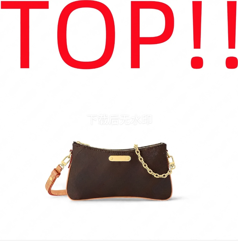 Ladies Fashion Casual Designe Luxury Pochette Bag Chain Bag Clutch Bag Wallet Crossbody Shoulder Bag Totes Handbag TOP Mirror Quality M83008 Pouch P