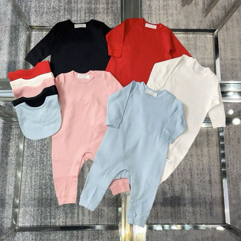 Designer New born Baby Rompers Spring Autumn Boys girls Jumpsuits Romper Cotton Clothes Newborn Kids Clothing fashio t7LG#-image-1058825387