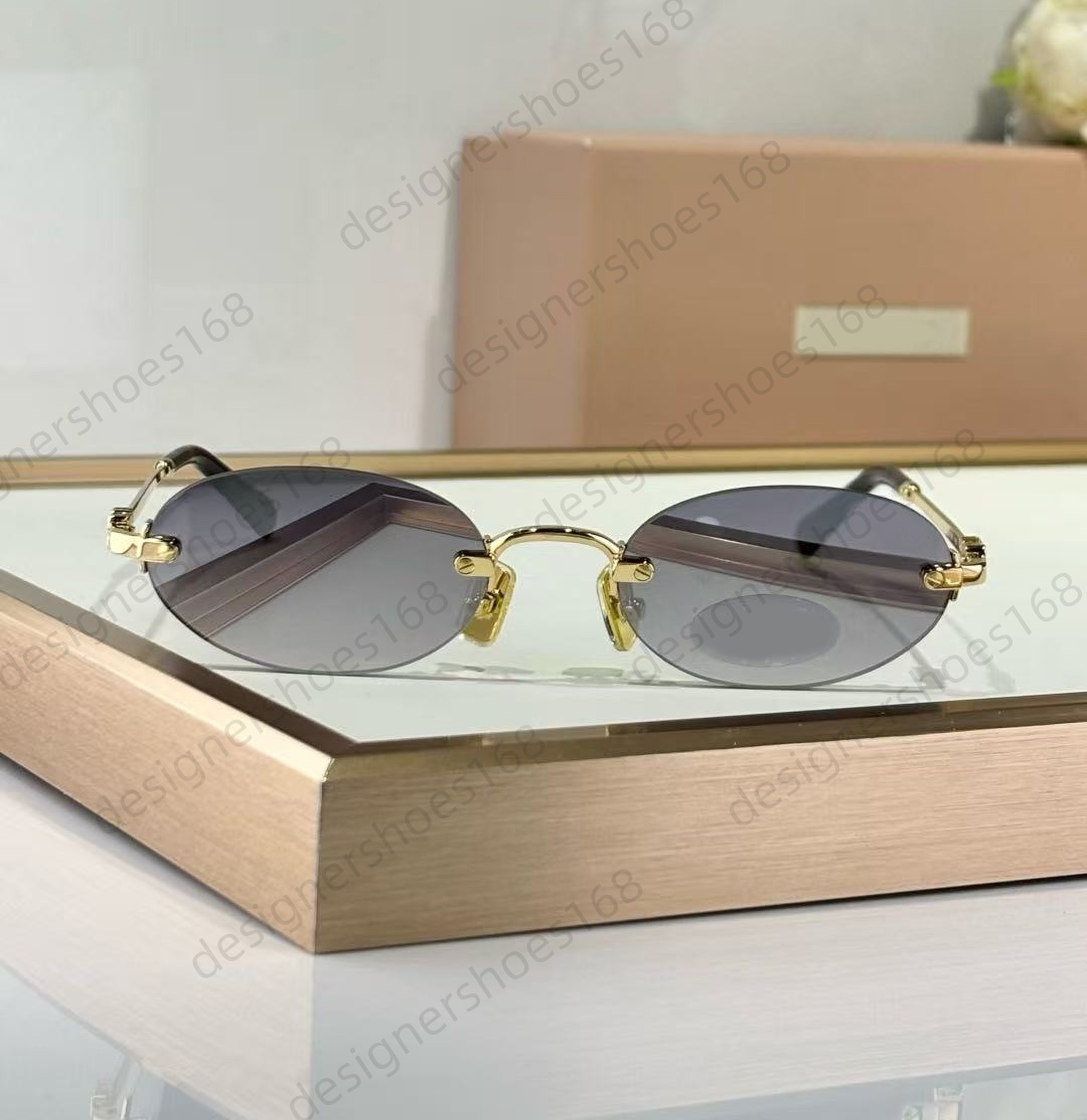 10A Designer sunglasses for women Oval m 53WU sun glasses high quality travel glasses Metal frame men luxury shades outdoor fashion classic Anti-uv4