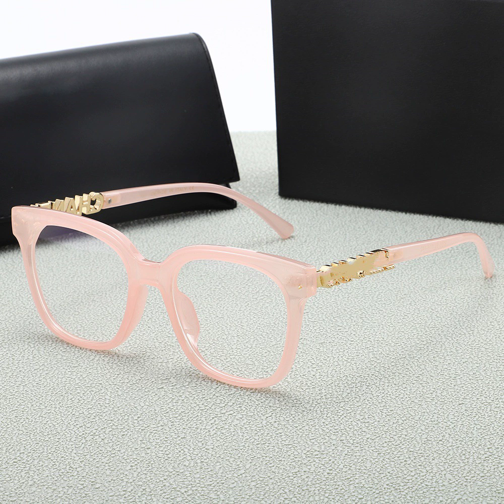 Lunettes de soleil de créateur de mode lettre de luxe femmes lunettes pour femmes lunettes vintage lunettes en métal cadre miroir plat 0748 anti