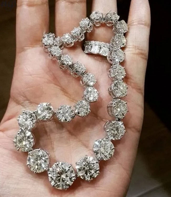 2025 Choucong Brand Top Sell Wedding Bracelets Luxury Jewelry 18K White Gold Fill High Quality Stack Round 5A Zircon CZ Diamond Party Tennis Women B