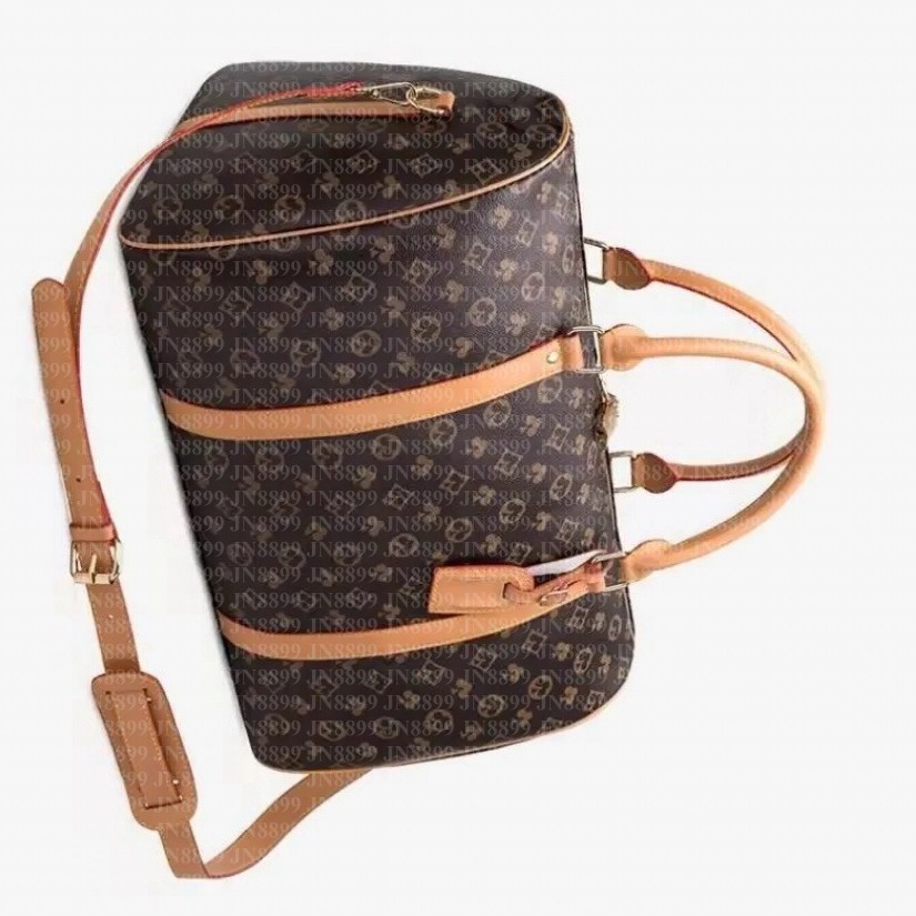 Top Quality Men Duffle Bag Women Travel Bags Hand Luggage Travel Bags Men Pu Leather Handbags Designer Large Cross Body Bags Duffel Totes Purse C-image-474403516