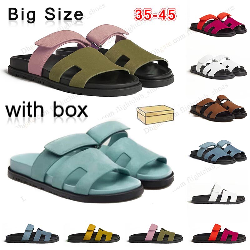 Designer Fashion Brand Womens Chypre Sandals Mens Slippers Summer Sandal Flats Slipper Party Genuine Leather Suede Girls Boys Outdoor Slides Flat Si