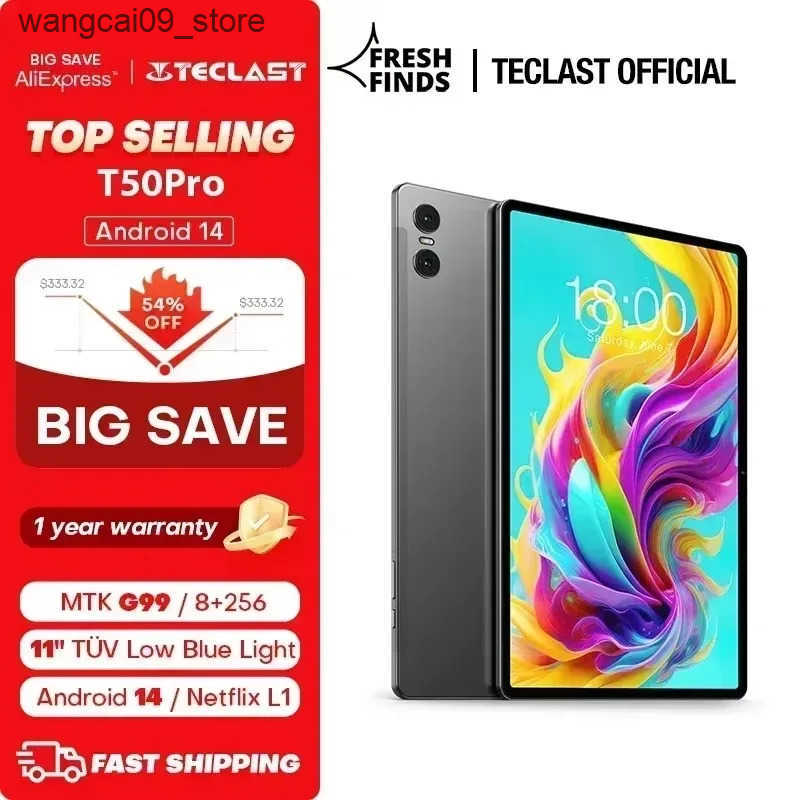 Teclast T50Pro 11 2000x1200 Tablet T50 Pro MTKG99 Android 14 8GB+12GB RAM 256GB ROM 4G LTE Type-C 8000mAh 18W PD Fast Charging z250527-image-1059288071