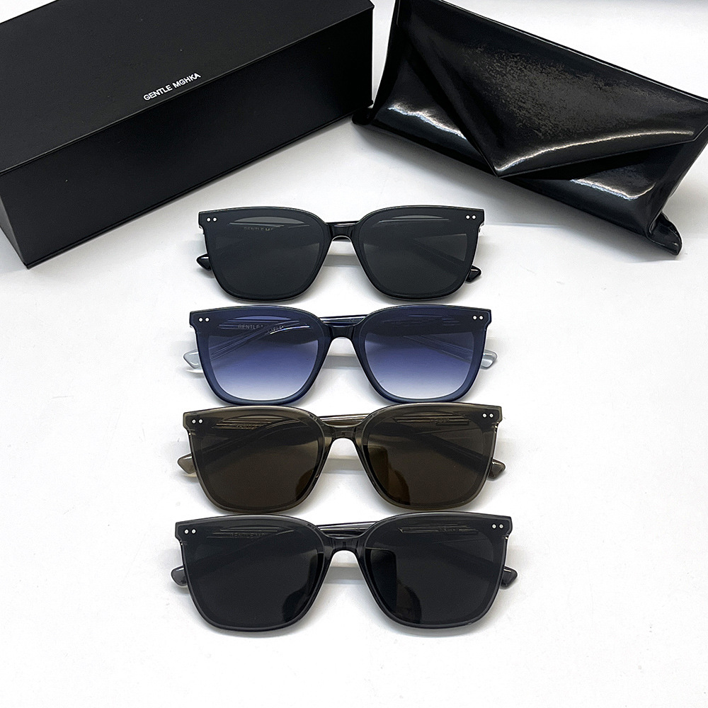 2025 Lunettes de soleil acétate de style concepteurs de marques de luxe GM Lunettes de soleil vintage Round Sun Glashes Drive Polarisé pour homme