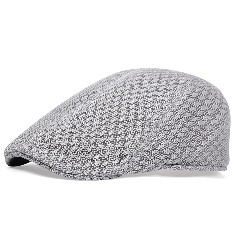 Summer Men Mesh beret Spring Hats Breathable Berets Caps for Women Cap Unisex Outdoor Sport Sun hat 250526y M260804