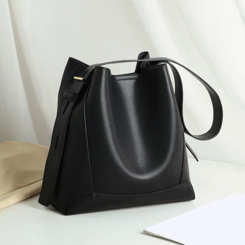 Premium Leather Fashion 3-in-1 Women's Crossbody Bag Chain Shoulder Bag Handbag Messenger Bags-image-543418316