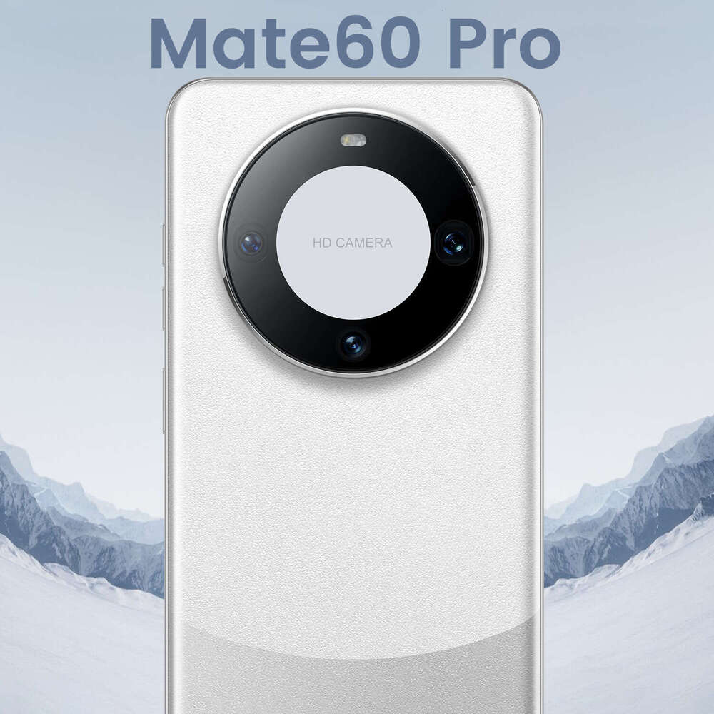 mate60Pro Android 8 1 3inch TK Low smart 7 3HD+ display 72MP+108MP camera fingerprint and facial recognition comes with headphones + phone case-image-1109926520