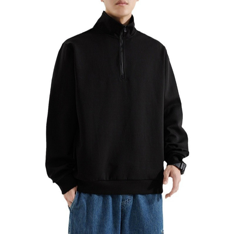 194 Men Long-sleeved T-shirt Round Neck Long-sleeved Casual Sweatshirt