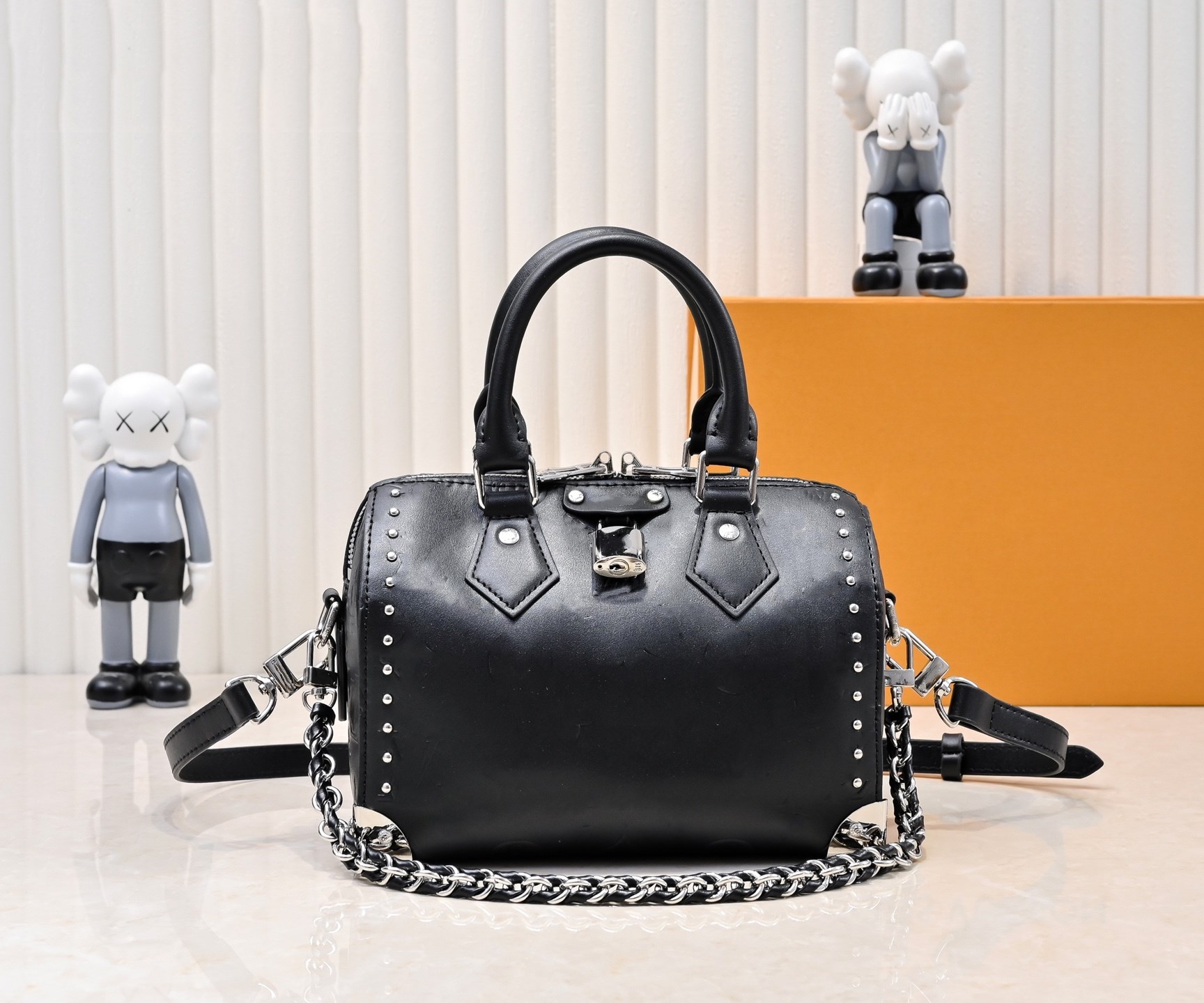 Sac de créateur Mini Trunk Sp Eedys pour femmes Poui-gênage Fashion Boston Sac Highs Quality Luxury Handbag Femme's Crossbody Bag Retro Backpack