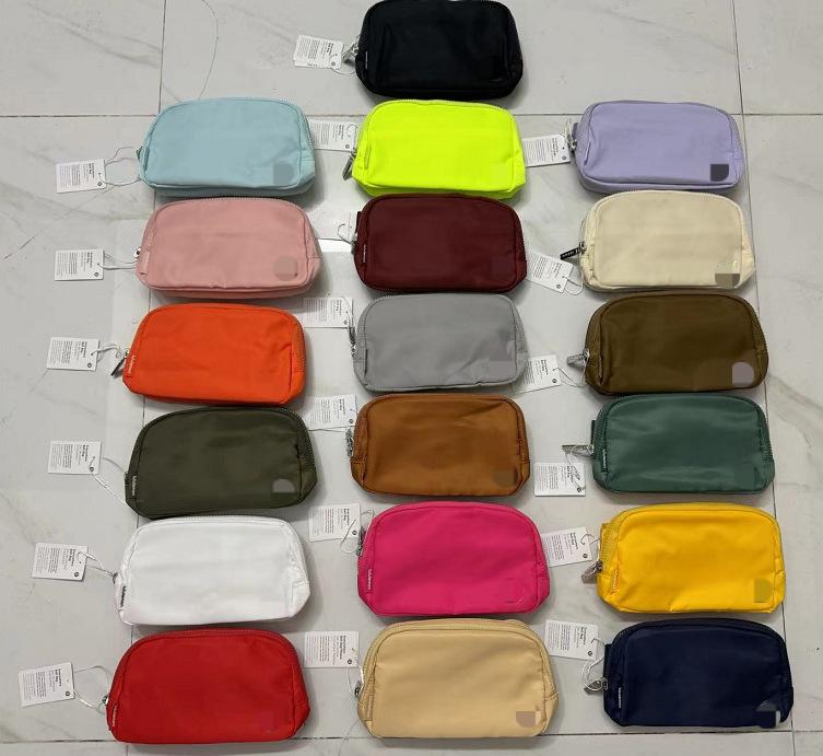 Waist Bag Outdoor sport yoga waist Storage Bag Horizontal Waist Bag Adjustable Strap Gym Travel Hiking Running Bag women men gym elastic 1L fanny-image-1059429165