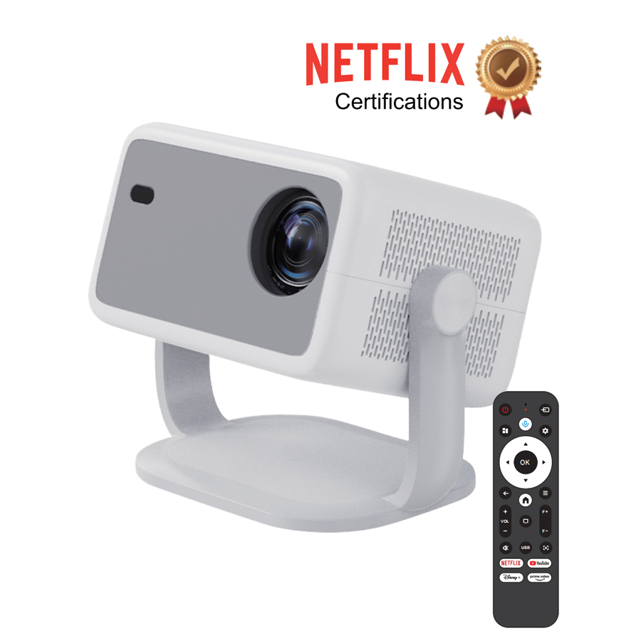 TP350 Netflix Certification Projector 4K Android 13 Native Wifi6 BT5.2 1080P 650ANSI Portable Projector Auto Keystone Correction-image-1059458178