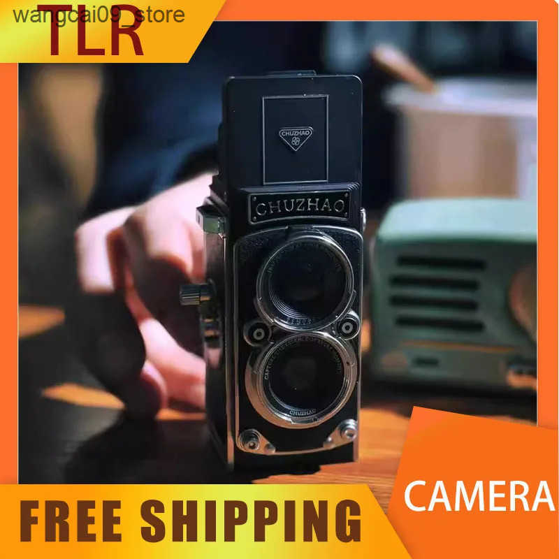CCD Dual Reflex Retro Camera Photoes Video Mini Digital TLR Camera Recording With Manual Joystick Amateur Customized Accessory z250529-image-1059609359