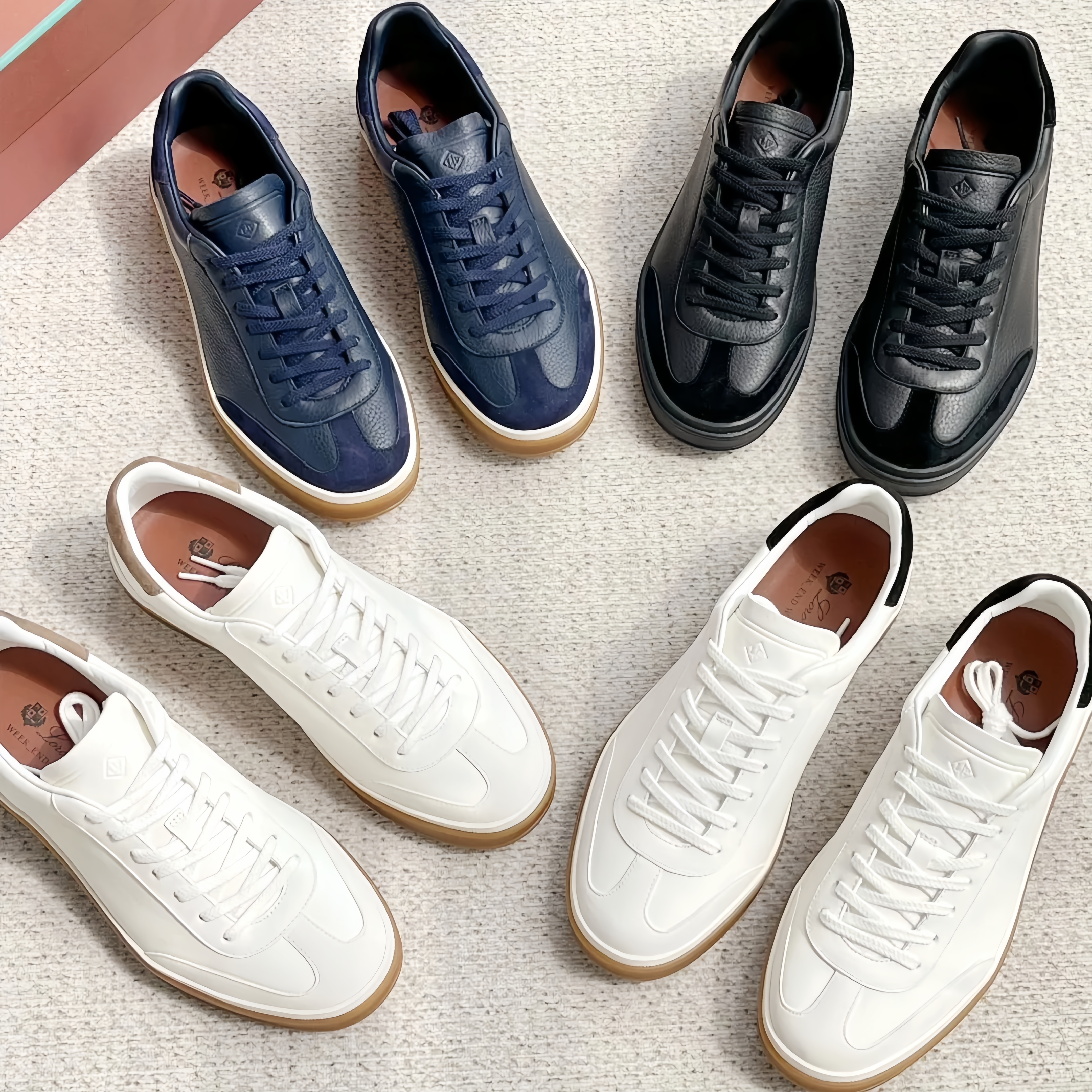 Luxury Womens man Sneaker track Tennis walk shoe Designer Casual shoes suede Leather Trainer Loafers Hike outdoor sport shoe High quality Dress skat