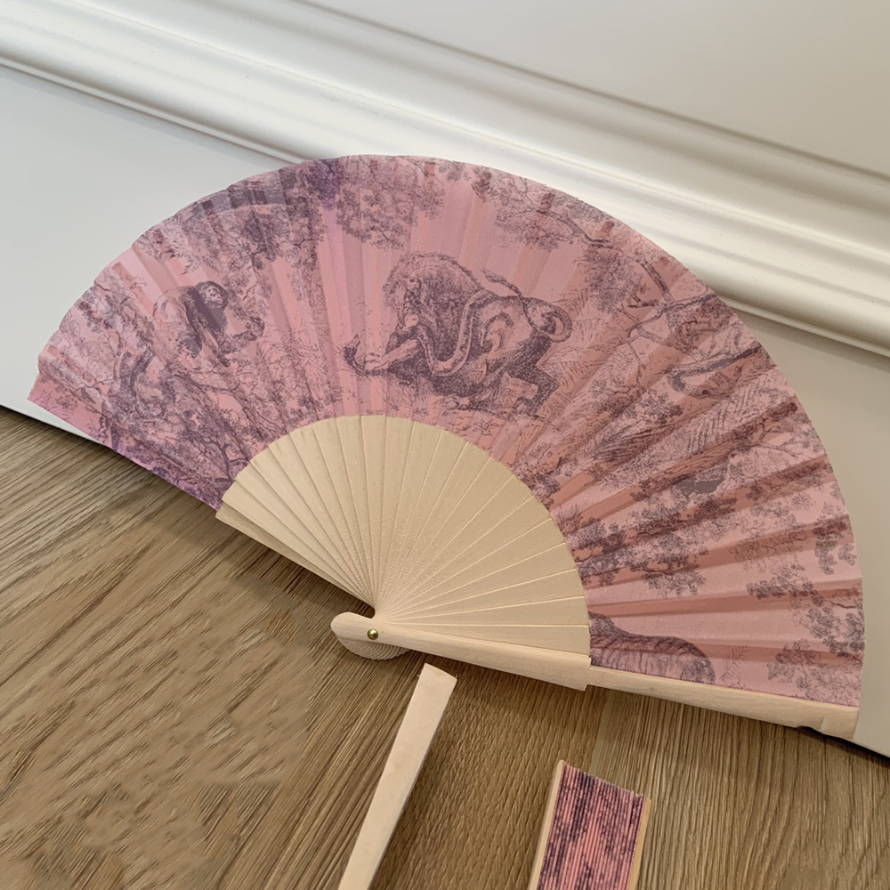 Designer Bamboo Folding Great Favor VIP Gift Hand Dance Fan Summer Festival Party Wedding Gift, Prevent Heatstroke, Reduce Temperature-image-1084498695